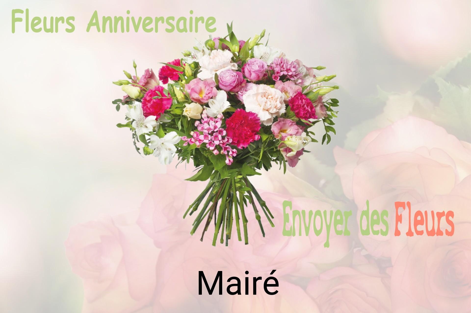 Bouquet de fleurs d’anniversaire livré à Mairé
